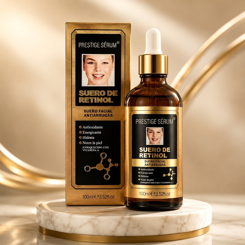 Retinol Prestige Sérum™ | Tratamiento Antiedad de Alta Pureza
