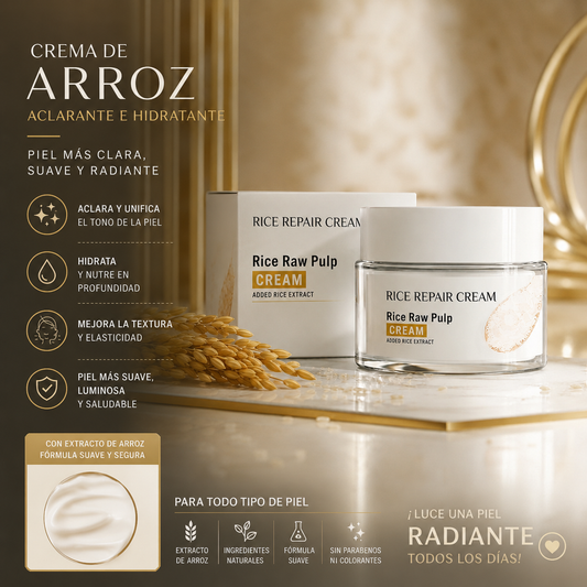 Rice Repair Cream™ | Crema Facial con Extracto de Arroz Japonés